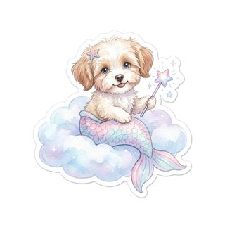 puppy mermaid cloud