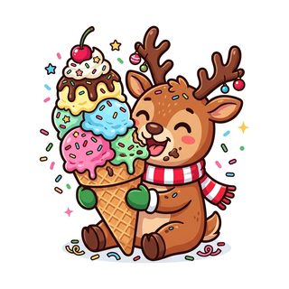 reindeer ice cream