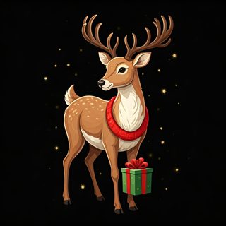 reindeer christmas gift