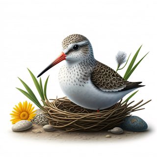 sandpiper bird nest