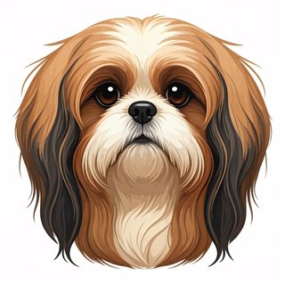 shih tzu portrait