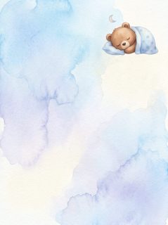 Sleeping Bear Watercolor