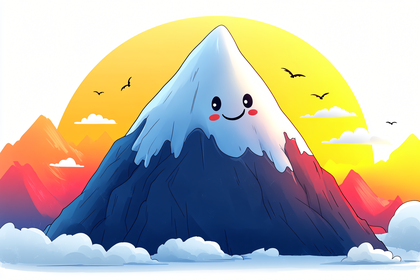 Cute Smiling Mountain
