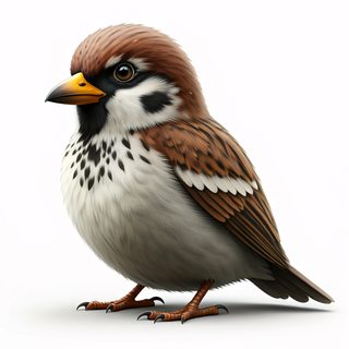 cute sparrow illustration