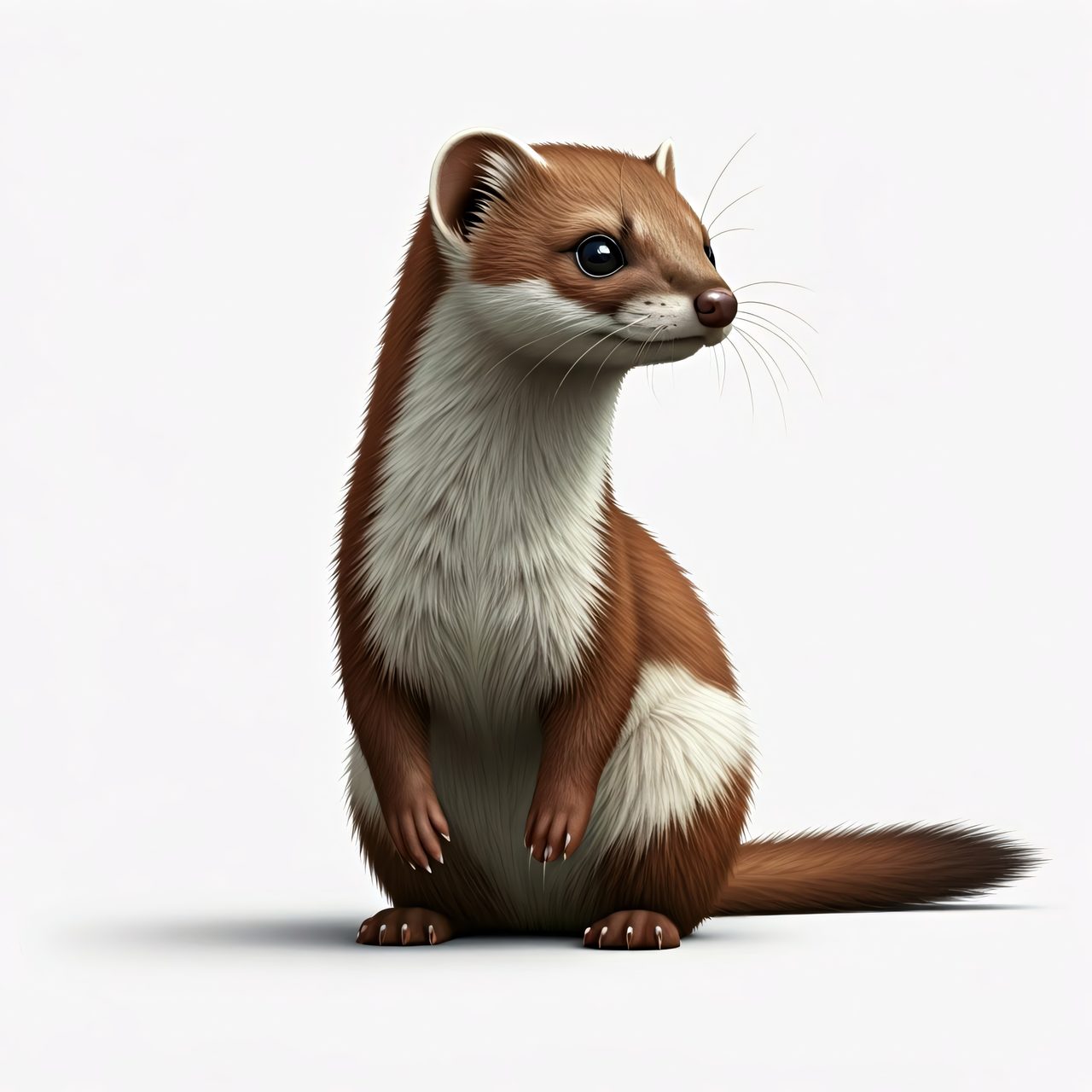 cute standing ferret