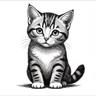 Kitten sitting
