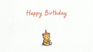 Teddy bear birthday
