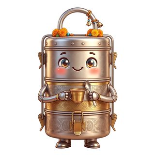 cute tiffin box character