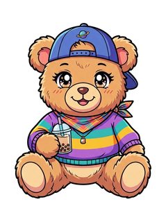trendy boba bear