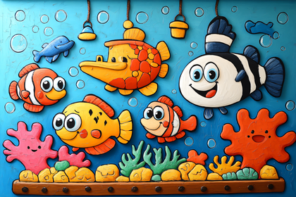 Cute Underwater Scene