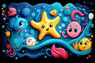 Cute Underwater Scene