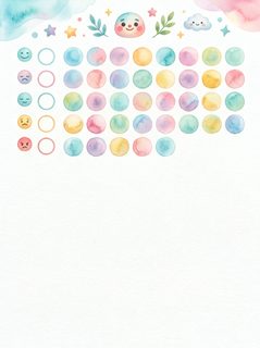 Watercolor Mood Chart