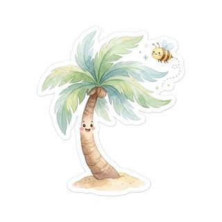 cute palm tree sticker
