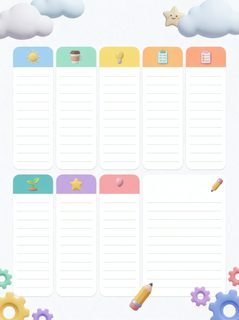 cute weekly planner