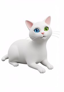 heterochromia white cat