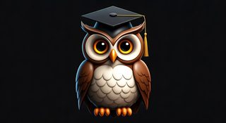 wise graduation owl