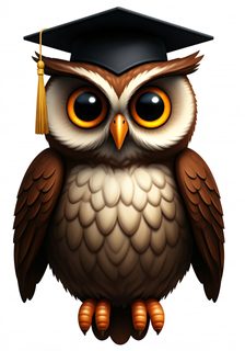 wise graduation owl