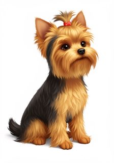 Yorkie Puppy Bow