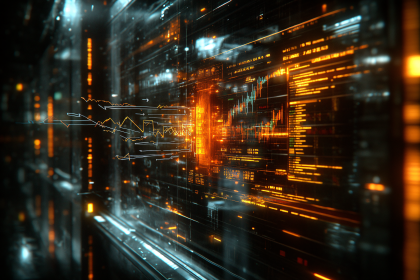 Free Download Futuristic Data Stream Visual
