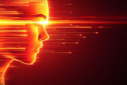 Cybernetic Head Profile