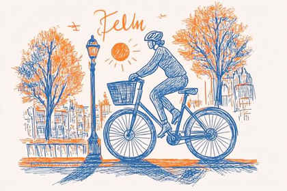 Cycling Through the City