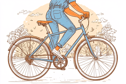 Cycling Through the Park