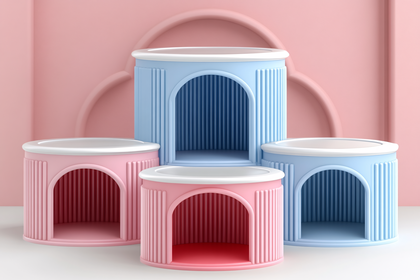 Cylindrical Tiered Platforms