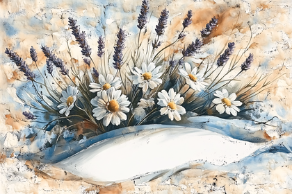 Daisies and Lavender