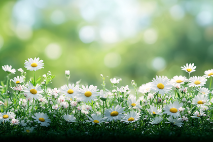 Daisies in Sunlight