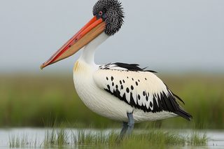 Dalmatian Pelican Portrait
