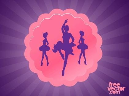 Dance Badge Free Vector