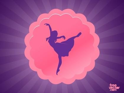 Dance Button Free Vector