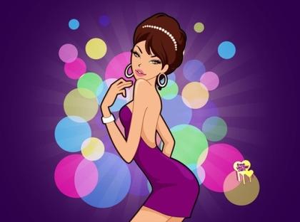 Dancing Girl Free Vector