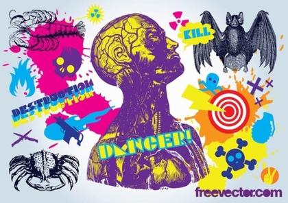 Danger s Free Vector