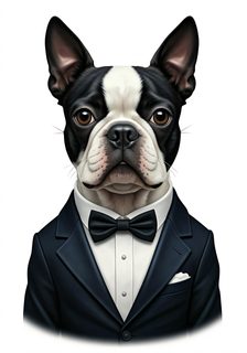 dapper boston terrier