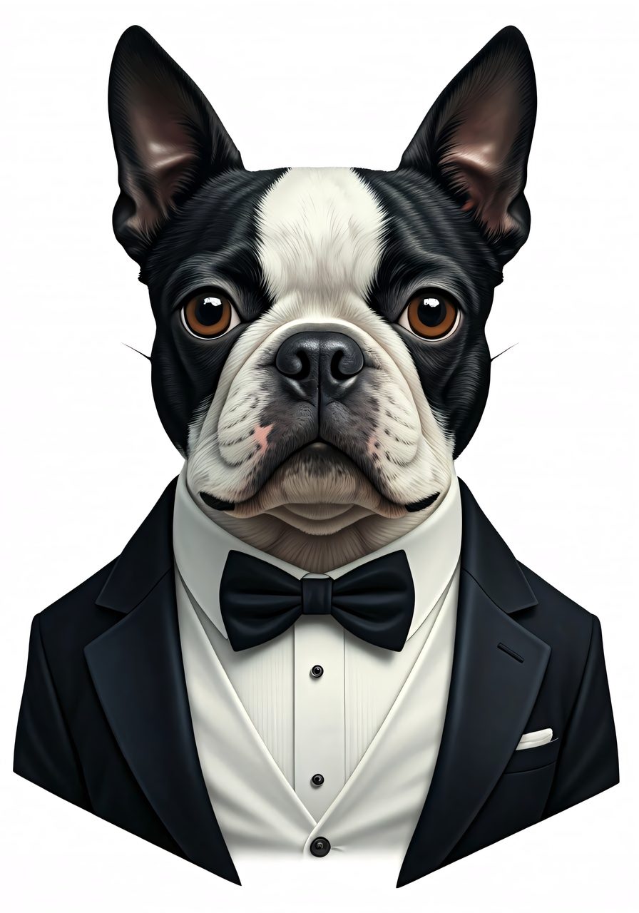 tuxedo boston terrier