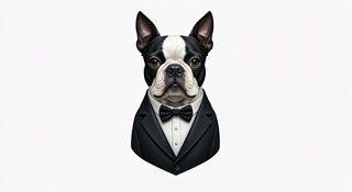 dapper boston terrier