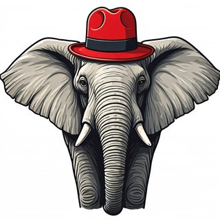 dapper elephant fedora