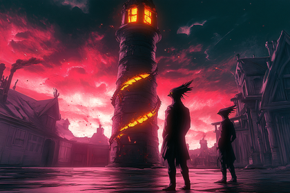 Dark Watchers At The Tower
