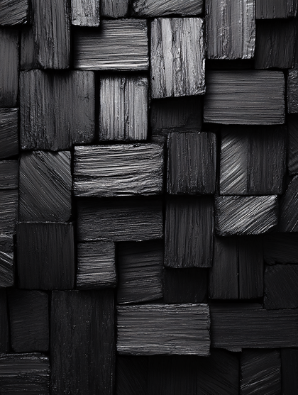 Dark Wood Block Pattern
