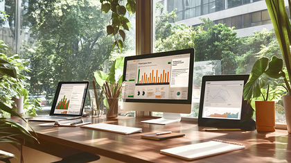 Data Driven Workspace with Graphs on Multiple Devices