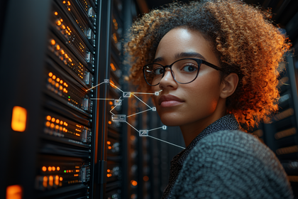 Data Engineer In Server Room