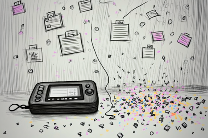 Data Overload Illustration