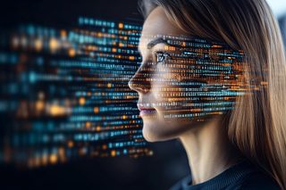 Data Stream Woman