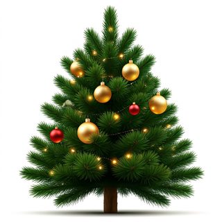 decorated christmas tree