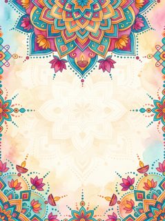 Diwali mandala background