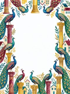 Peacock Frame