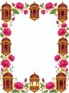 lantern lotus frame