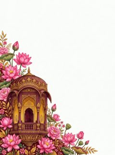 lotus jharokha border
