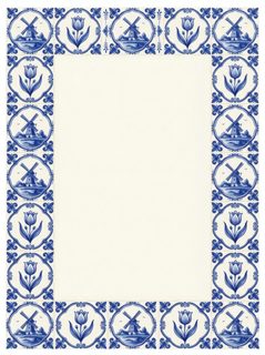 delft tile frame